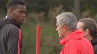 Mourinho ile Pogba'nın gerginliği kameralara yansıdı