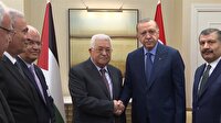 Cumhurbaşkanı Erdoğan, Filistin Devlet Başkanı Abbas ile görüştü