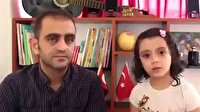Suriyeli baba kızdan utandıran mesaj