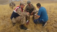 Operasyona giden askerler buldu