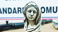 Bartın'da 'Meryem Ana' figürlü büst ele geçirildi