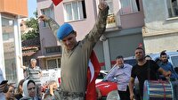 Afrin'den dönen asker davul zurnayla karşılandı