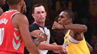 NBA'de yumruklar konuştu