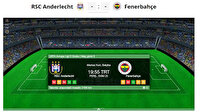 Anderlecht Fenerbahçe maçı canlı izle! Anderlecht FB canlı skor!