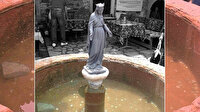 Kilise havuzuna atılan paralar kayıp