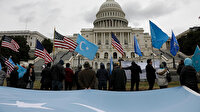 Uygur Türkleri Washington'da Çin'i protesto etti