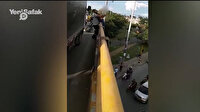 İntihar etmek üzere olan adamı tek hamlede kurtardı