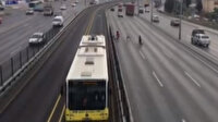 Metrobüse kaçak binmek isteyen çocuklar tehlike saçtı