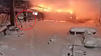 İşçiler patlamada ölümden saniyelerle kurtuldu
