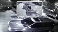 Önce saksıyı kaldırdı sonra husumetlisinin işyerine arabayla daldı