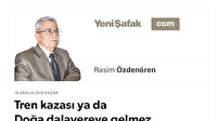 Tren kazası ya da Doğa dalavereye gelmez