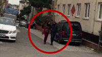 Holding bahçesine bomba koyan şüphelilerin yakalanma anı kamerada