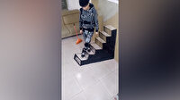 Kestiği saçlarla ilizyon gösterisi yapan berber