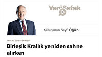 Birleşik Krallık yeniden sahne alırken