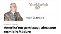 Amerika’nın gemi azıya almasının resmidir: Maduro