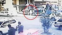 Güzergah dışına çıkan minibüs kadına böyle çarptı