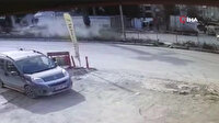 İzmir'de feci kaza kamerada