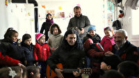 Murat Kekilli Suriye'ye gitti: Çocukları şarkılarıyla neşelendirdi