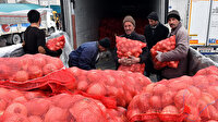 Soğan yüklü TIR'lar Türkiye'ye giriş yaptı