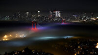 İstanbul'da sis manzaraları