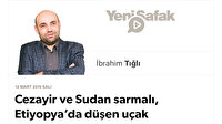 Cezayir ve Sudan sarmalı, Etiyopya’da düşen uçak