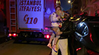 Maltepe'de yangın: 4'ü çocuk 12 kişi kurtarıldı