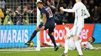 PSG-Strasbourg maçında akılalmaz pozisyon
