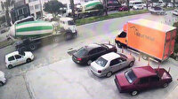 Motosikletli kadın beton mikseri altında kalarak can verdi