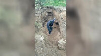 Kaçak kazı yapan adam polise böyle yakalandı