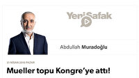 Mueller topu Kongre’ye attı!
