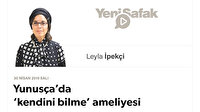 Yunusça’da ‘kendini bilme’ ameliyesi