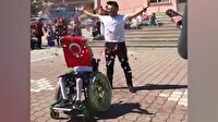 Öğretmenin engelli öğrencisiyle dansı büyük ilgi gördü