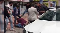 Başkent'te esnaf birbirine girdi uçan tekmeler havalarda uçuştu