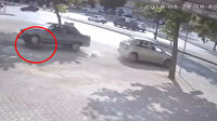 Drift yaparken kaldırımda duran adamı ezdi