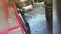 Yol bitince aracıyla 53 basamaklı merdiveni indi