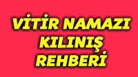 Vitir namazı kılınış rehberi