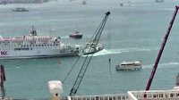 İstanbul Boğazı'nda korkutan kaza