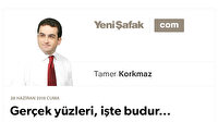 Gerçek yüzleri, işte budur…