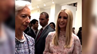 Trump’ın kızı Ivanka’nın liderlerle konuşmaya çalıştığı anlar