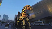 50 tonluk dev robot at ziyaretçilerin ilgi odağı