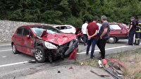 5 kişinin yaralandığı kazanın görüntüleri ortaya çıktı