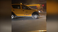 Avcılar'da akaryakıt yüklü tanker devrildi