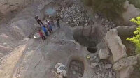 Drone görüntüledi: 4 kişi suçüstü yakalandı
