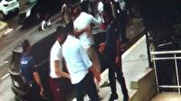 Silahlı keserli trafik kavgası kamerada