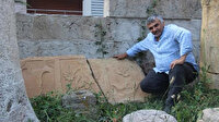 Yol kenarında bulunan lahit korumaya alındı