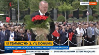 Cumhurbaşkanı Erdoğan Şehitler Anıtı'na çiçek bıraktı