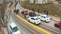 Trafik magandası hamile kadını darp etti