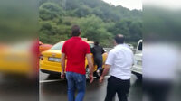 Kız arkadaşını araçtan atarak metrelerce sürükledi