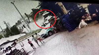 3 kişinin hayatını kaybettiği feci kaza böyle görüntülendi