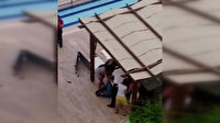 'Çocuğuma tekme attın’ deyip bayıltana kadar dövdüler
